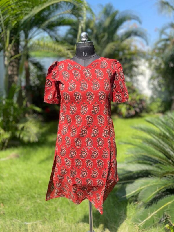 ADMIRAL RED KURTA