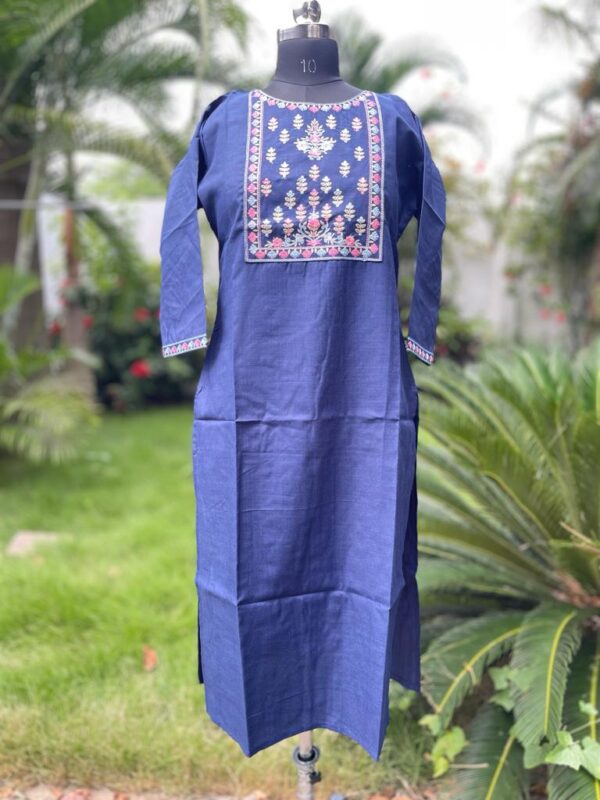 BERRY BLUE KURTA