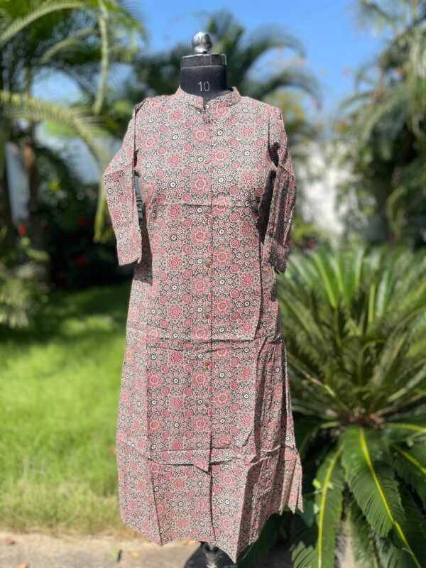 AJRAKH PRINTED COTTON KURTA - Image 2