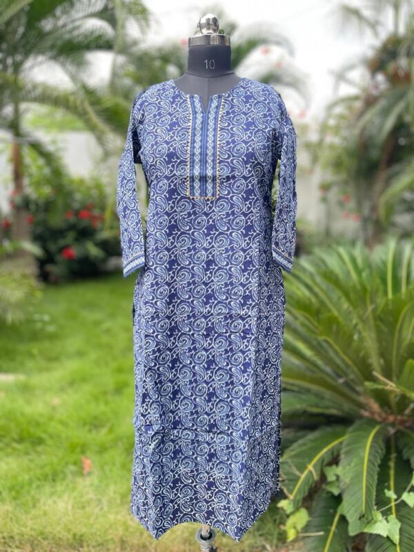 MID NIGHT BLUE KURTA