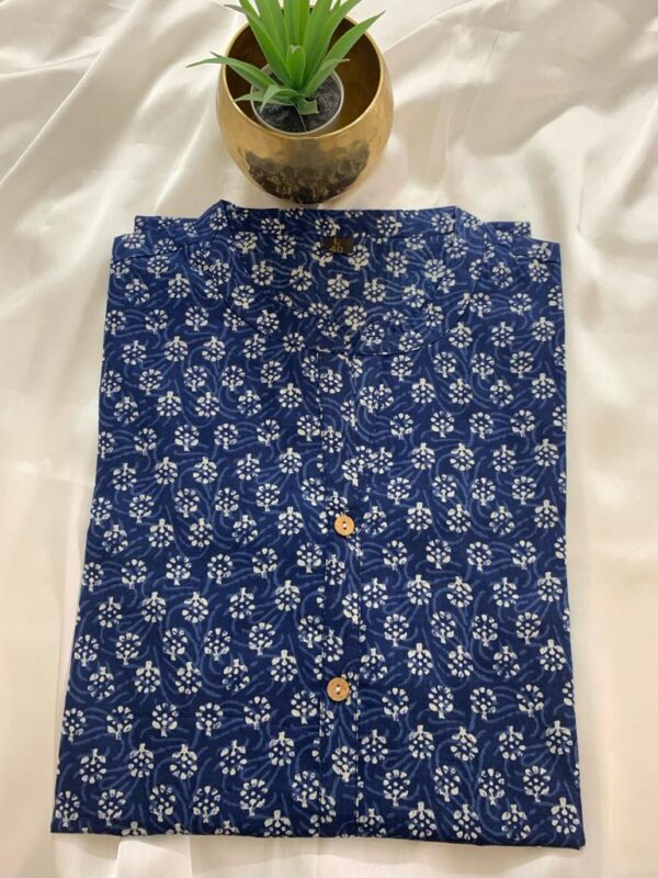BLOCK PRINTED STRAIGHT KURTA