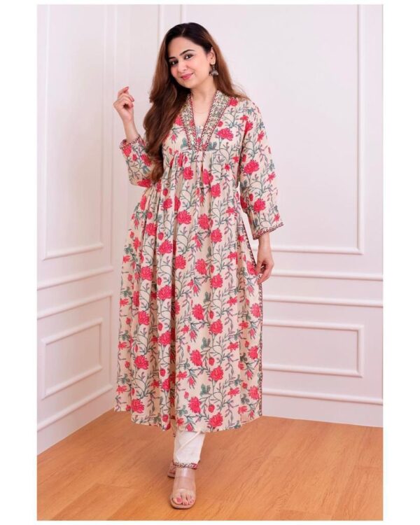 FLORAL RAYON SET