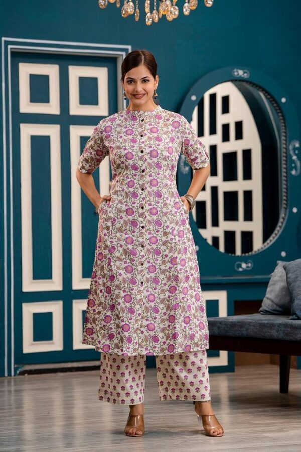 MUGHAL FLORAL SET LAVENDER