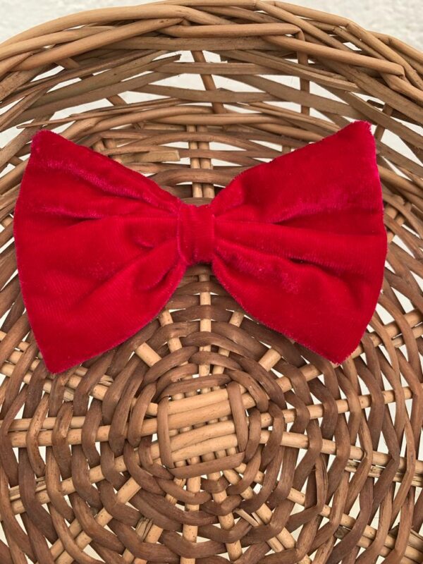 VELVET RED BOW