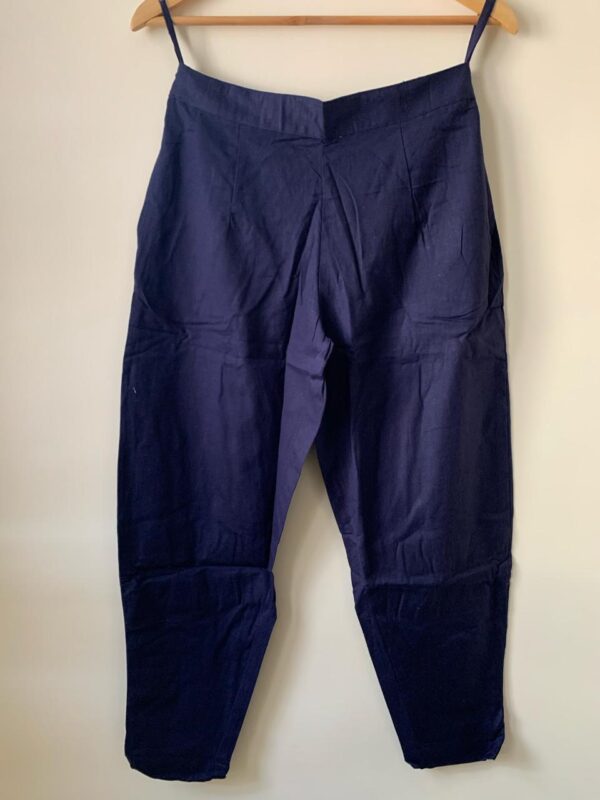 COTTON DARK BLUE PANTS