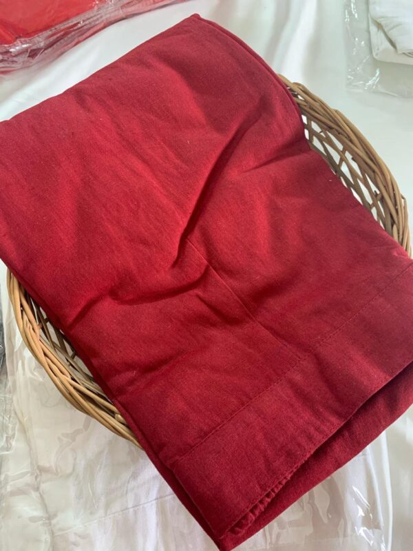 COTTON MAROON PANTS - Image 2