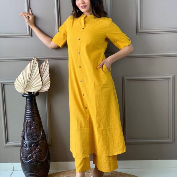 YELLOW PALAZZO SET